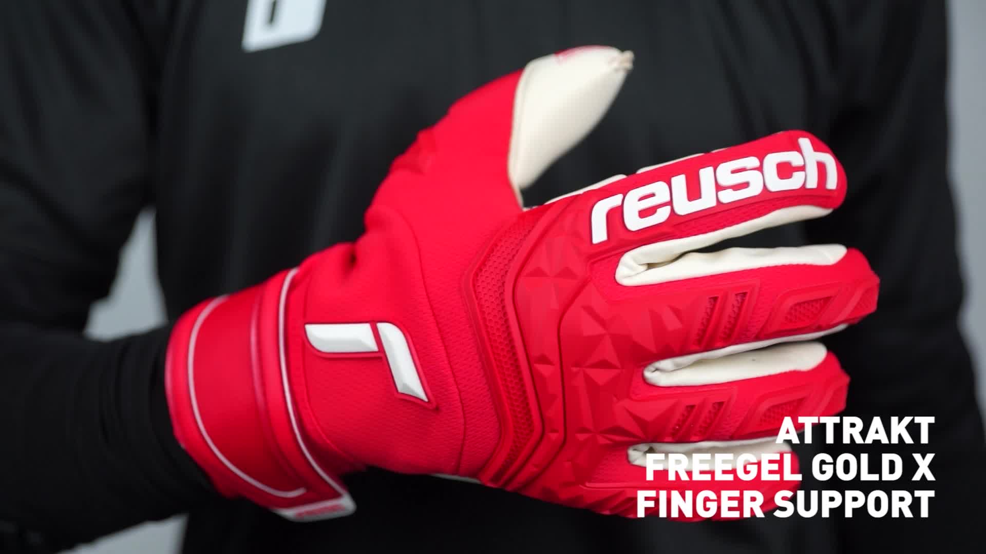 reusch attrakt freegel gold x finger support